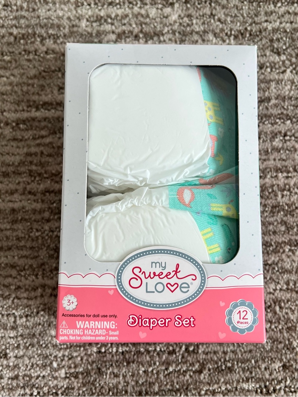 NIB My Sweet Love Doll Diapers 12 Pack